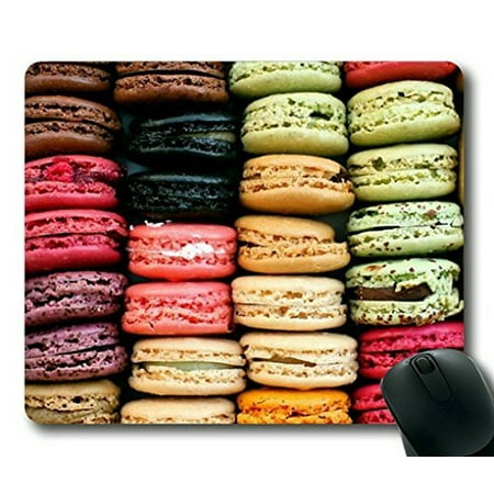 

POPCreation Colorful Cute Food Macaroons Mouse pads Gaming Mouse Pad 9.84x7.87 inches