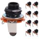 thumbnail image 5 of 10 conectores jack mono de 6,35 mm para guitarra, de 1/4 de pulgada, para salida de pastilla de guitarra, hembra, para montaje en panel, para bajos acústicos y eléctricos, accesorios (negro), 5 of 8