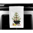 thumbnail image 3 of Carolines Treasures BB9337WTKT Herwick Sheep Christmas White Kitchen Towel Set of 2 Dish Towels Teal 19 X 25" multicolor, 3 of 3