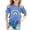 A-Blue383, variant on Jamsmile Toddlers Girls T-Shirts Casual Strawberry Print Short Sleeve Round Neck Tee Shirts Little Girls Comfort Tees Tops
