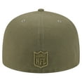 thumbnail image 4 of Men's New Era  Olive Kansas City Chiefs Color Pack A-Frame 59FIFTY Fitted Hat, 4 of 5