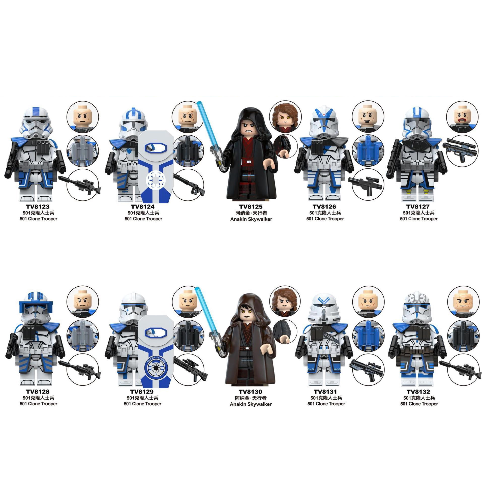 JoyRide 501st 212st Clone Trooper Obi-Wan 30PCS Block Figures – Anime Character Dolls for Kids’ Creative Play & Gifts