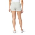 thumbnail image 4 of WallFlower Women's Flirty Curvy Twill Cargo Shorts 3" High-Rise Insta Stretch Juniors, 4 of 4