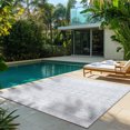 thumbnail image 4 of Savara Talina Indoor/ Outdoor Polypropylene Blue Flat Weave Area Rug, 8x10, 4 of 6