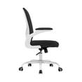 thumbnail image 2 of Silla de Oficina Bluelander, Silla Ergonómica, Altura Ajustable Reclinable 90°, Soporte Lumbar, Descansabrazos, Blanco/Negro, 2 of 3