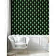 thumbnail image 5 of Ambesonne Alien Peel & Stick Wallpaper for Home, Martian Design, 13"x36", Fern Green Black, 5 of 6