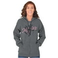 thumbnail image 3 of Hit Me Cupid Romantic Valentines Day Zip Hoodie Sweatshirt Women Brisco Brands 4X, 3 of 6