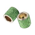thumbnail image 3 of fastboy 2pcs Seat Headrest Rhinestone Collar Decoration Automotive Head Rest Crystal Ring Decor, Light Green, 3 of 6