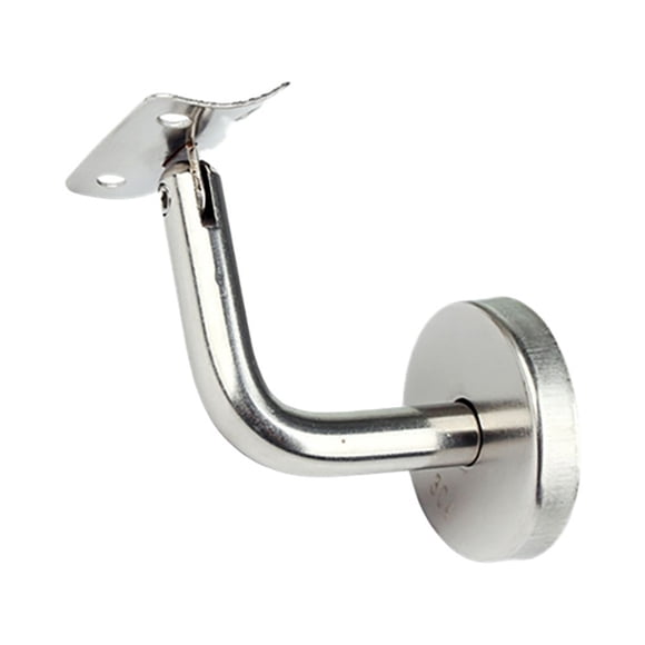 Jinsinto Set of 4 Pieces Handrail Brackets, 304 Stainless Steel Stair Railing Bracket for Stair Railing-60*80mm
