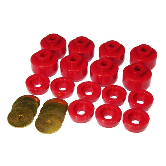 Prothane 99-06 Chevy Silverado 2/4wd Body Mounts - Red Fits select: 1999-2002,2004-2005 CHEVROLET SILVERADO