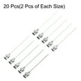 thumbnail image 3 of Uxcell 20pcs 19-28G Stainless Steel Dispensing Needle, 2" Glue Needle Tube Blunt Tip, 3 of 6