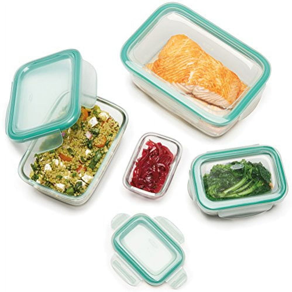 Glass Tot Food Cubes-Blue/ 3 oz / 3 Pack
