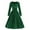 Green, variant on mtvxesu Dresses for Women Plus Size, Women's Neck Long Sleeve Retro High Waist Makings Dress Wedding Guest Dresses