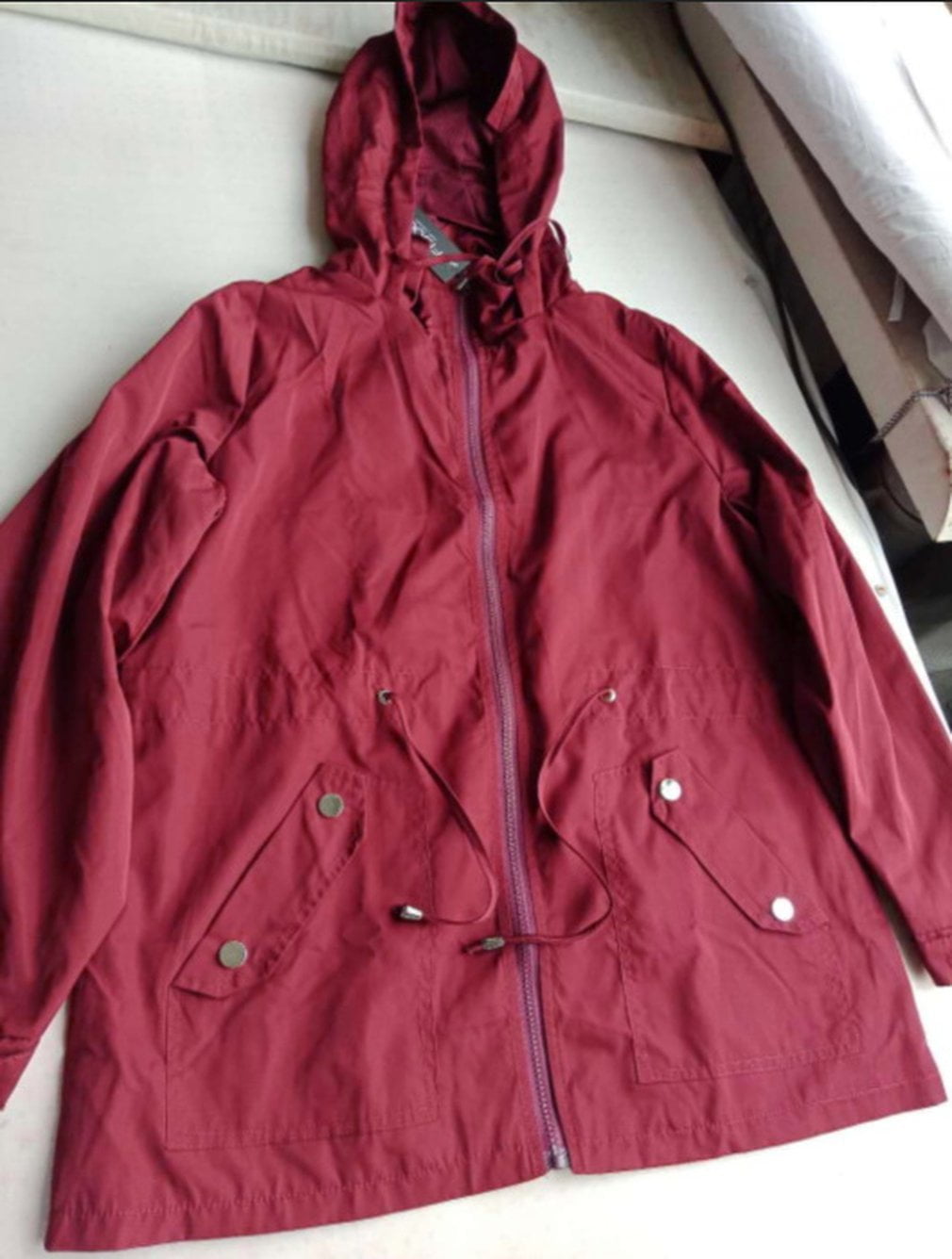 Unilife Raincoats Women's Waterproof Lightweight Rain Jacket Outdoor Hooded Trench Walmart Canada