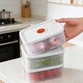thumbnail image 5 of Transparent Plastic Food Storage Container with Sealed Lid, Stackable Airtight Kitchen Organizer, Clear Visible Container, for Snacks, Grains, Household Storage Box,1Pc, 5 of 6