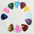 thumbnail image 2 of OUNONA 20PCS Picks for Guitar Celluloid Assorted Color Durable for Ukulele Guitar, 2 of 8