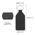 thumbnail image 2 of Unique Bargains 4.3' PU Sublimation Keychain Blanks, Leather Key Fob with Rings for DIY Craft Car Key, Black, 6 Pack, 2 of 6