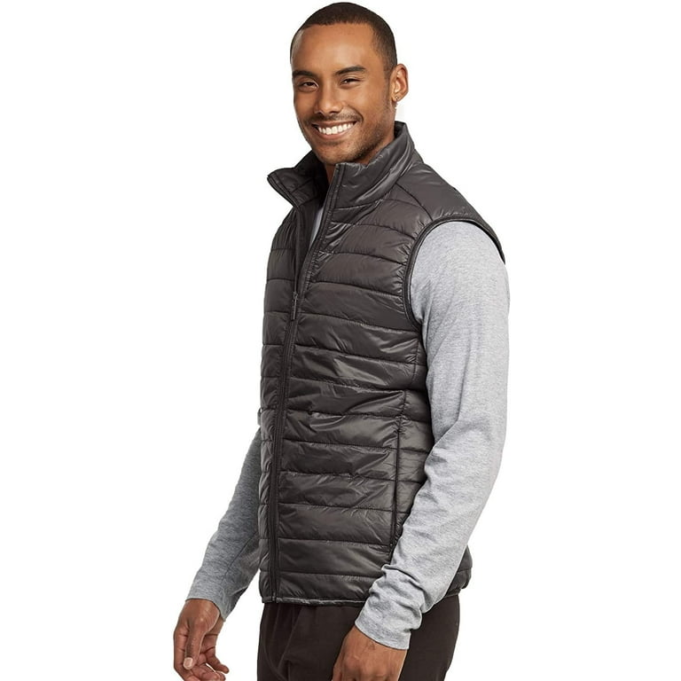 LIGHTWEIGHT PUFFER VEST - Black