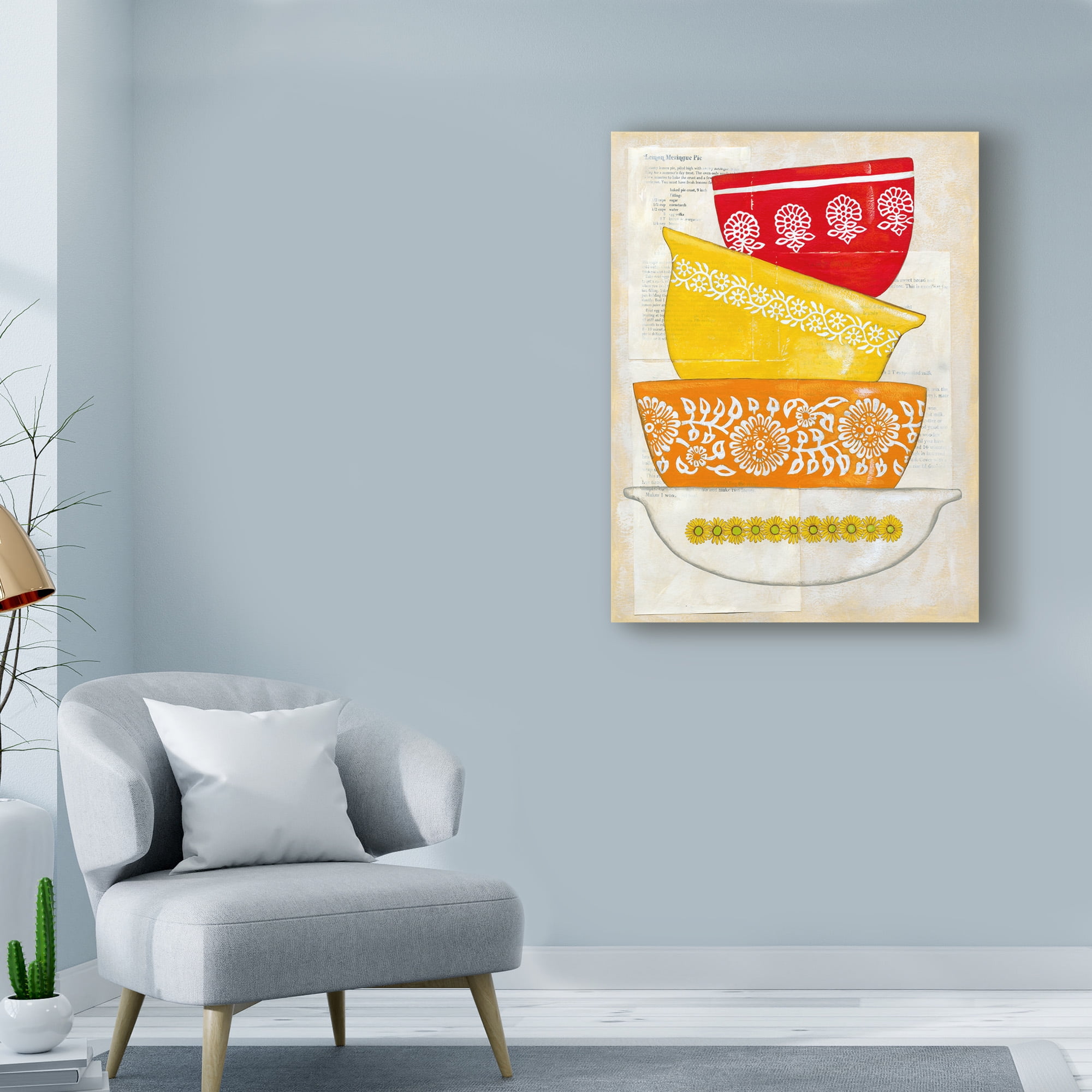 Trademark Fine Art 'Retro Ware I' Canvas Art by Chariklia Zarris