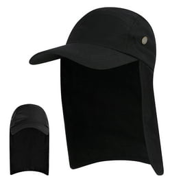 Fishing Hat for Men Women Outdoor UV Sun Wide Brim Hat with Face Cover Neck Flap Walmart