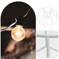thumbnail image 3 of Minkissy wire lamp shade Lamp Shade Frame Iron 1Set for French Retro Style, 3 of 8