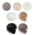 thumbnail image 4 of 4pcs Faux Fur Ribbons Fabric Shaggy Fur Fabrics DIY Crafts Fluffy Strips, 4 of 8