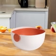 thumbnail image 4 of Colador giratorio, cesta de drenaje, utensilios de cocina, colador de alimentos, verduras naranja, 4 of 8