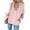Pink, variant on BRGZLK Womens Hoodies with Zippers Fashion Solid Casual Long Sleeve Lightweight Slim Fleece Sweater Coat Pink S