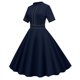 thumbnail image 1 of Moda mujer sólido patchwork sin mangas casual fiesta de noche vestido de fiesta Fridja  bnh652, 1 of 8
