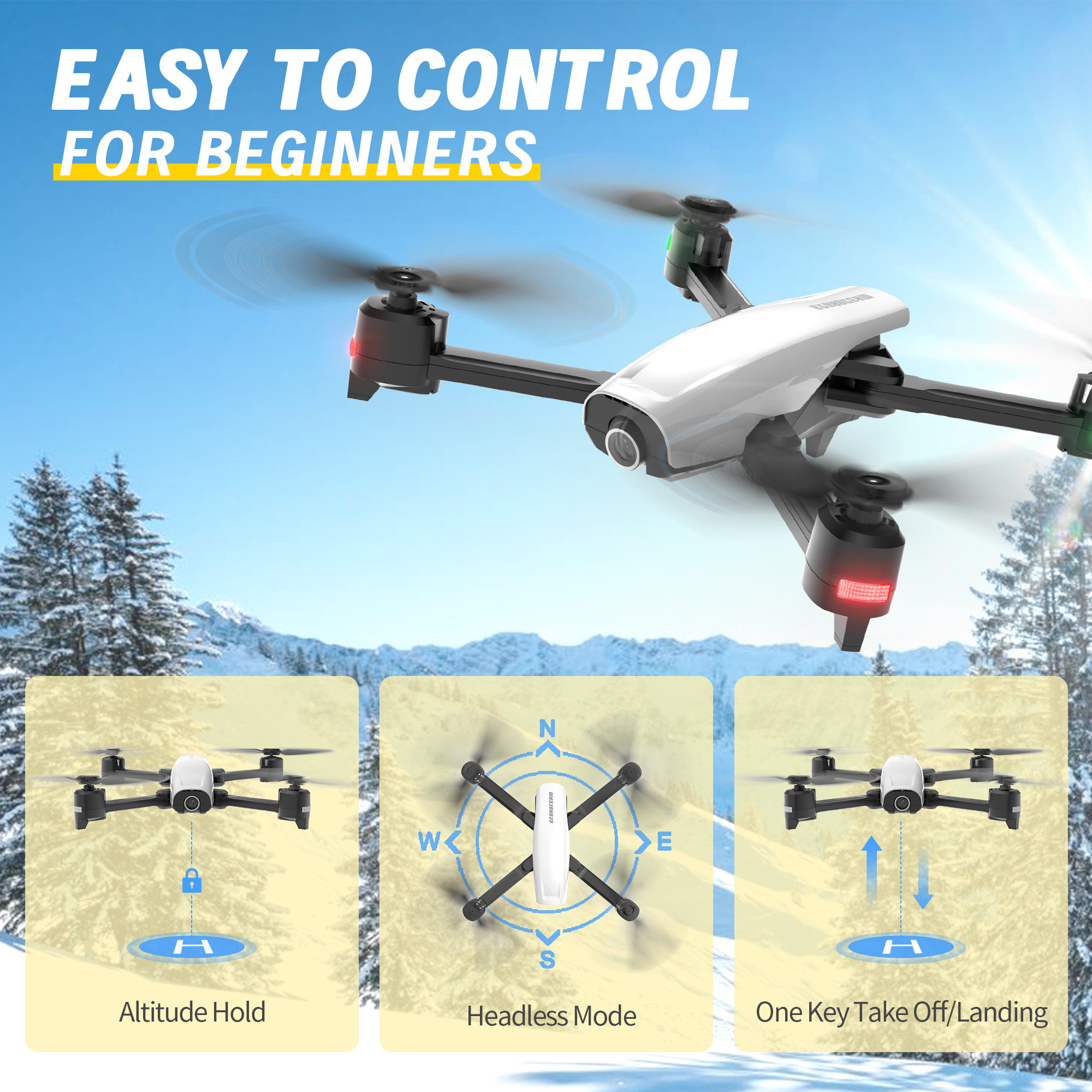 G05 GPS Drone with 4K Camera, Foldable RC Quadcopter, GPS, Altitude ...