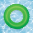 thumbnail image 4 of Swim Central 35" Inflatable 1-Person Swimming Pool Inner Tube - Lime Green, 4 of 7