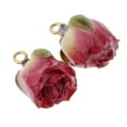 thumbnail image 3 of jifeng 1 Pair Of Flower Earring Pendants Set Of Chain Pendants DIY Jewelry Pendants For red, 3 of 9