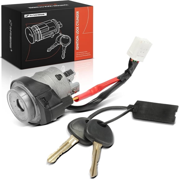 A-Premium Ignition Lock Cylinder with 2 keys Compatible with Kia Vehicles - Optima 2009