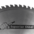 thumbnail image 5 of Superior Steel 35066 14" x 66 Teeth x 1" Arbor Metal Cutting Carbide Tipped Saw Blade, 5 of 6