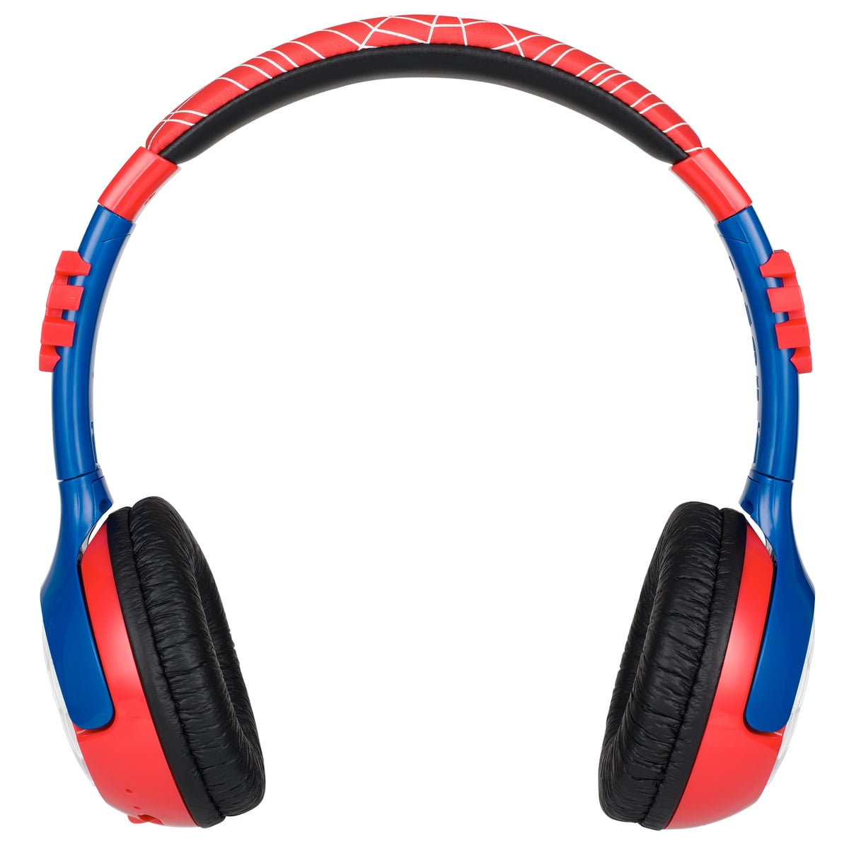 Ekids, Spider-Man, Bluetooth Over Ear Headphones with Cord, Red and Blue, Children Ages 6 and up
