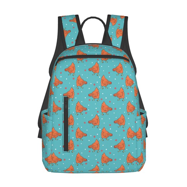 Balery Funny Chicken Mochila Ligera para Hombres y Mujeres – Resistente y Impermeable, Ideal para la Escuela, el Trabajo, los Viajes y el Uso Diario