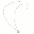 thumbnail image 2 of Sterling Silver Cubic Zirconia 18in Necklace, 2 of 7
