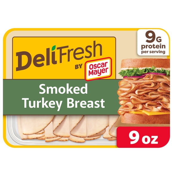 Oscar Mayer Deli Fresh Smoked Turkey Breast, 9 oz Pack