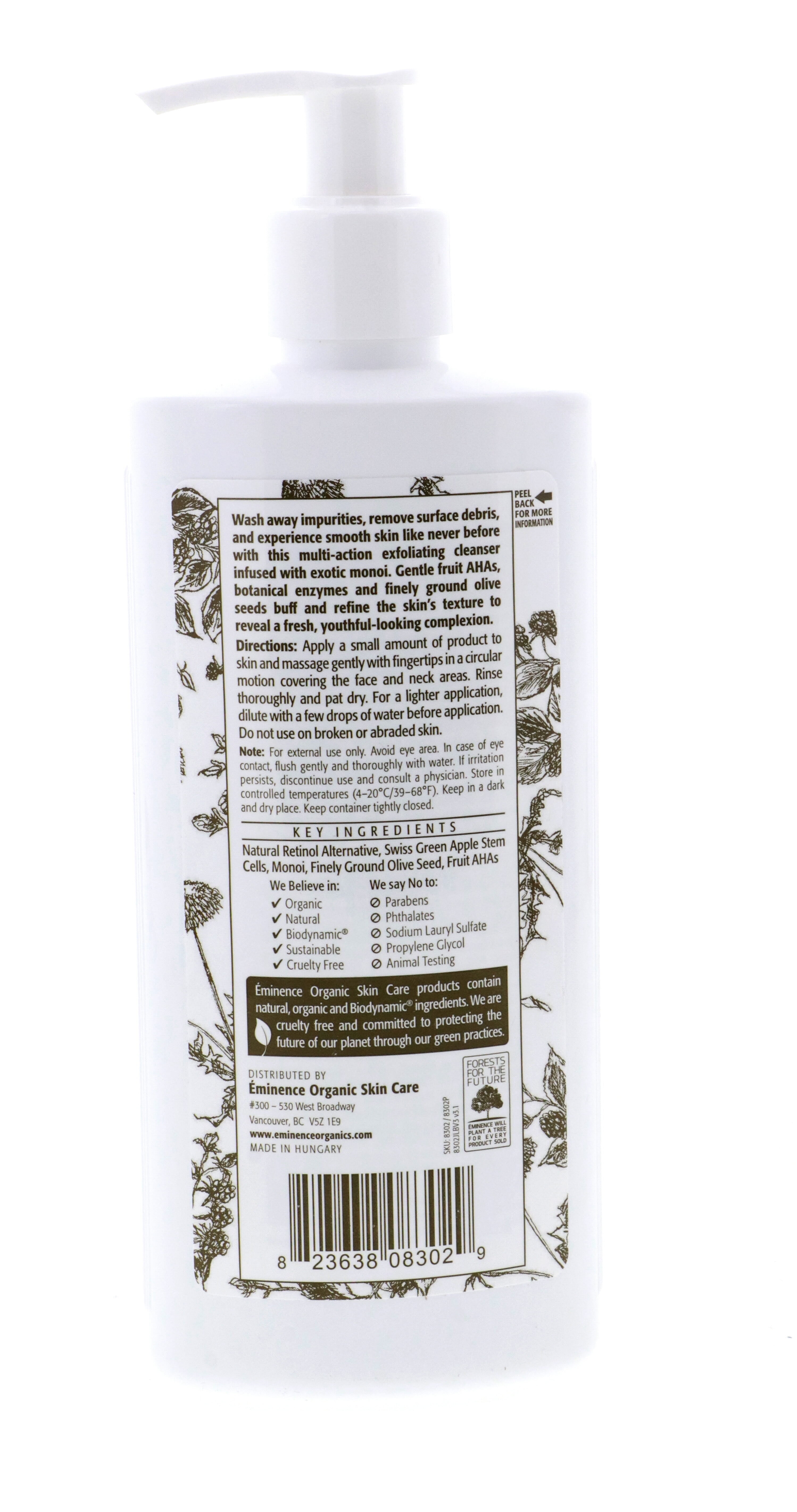 Eminence Monoi Age Corrective Exfoliating Cleanser, 8.4 oz