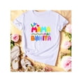 thumbnail image 2 of Camiseta La Mamá Más Bonita Día De Las Madres, regalo del Día de la Madre de la hija, camiseta para mamá Color Blanco Talla Chica Marca Emil SaEs, 2 of 4