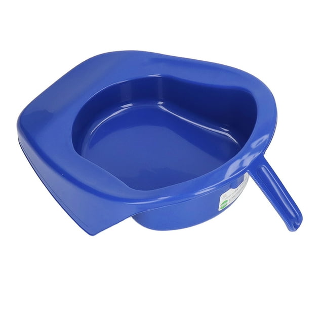 Patient Bedpan, Professional PP Bedpan Mellow For Home Bedroom Dark Blue