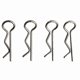 thumbnail image 1 of 16 Scale RC Truck Body Clips & Cotter Pins Set, 8 Pieces Per Pack, Replacement Parts for Monster Truck Models, 1 of 5