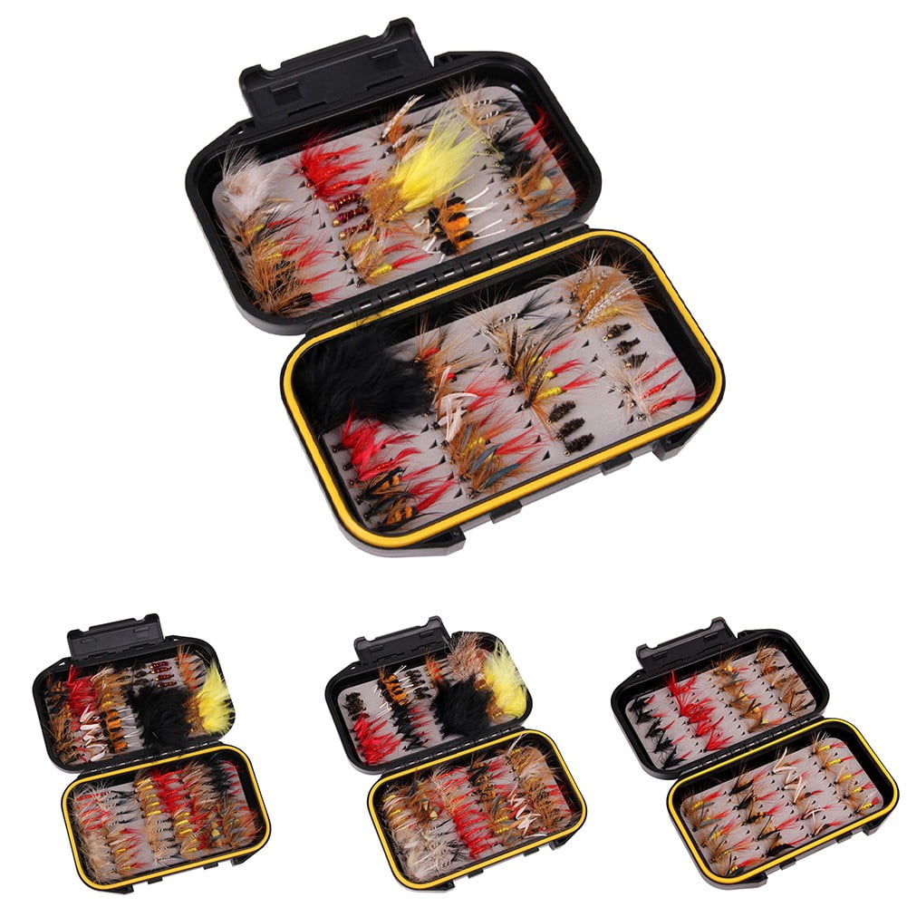 Reliable Fly Fishing Hook Assortment for Successful Fishing 40/72/100/120 Flies