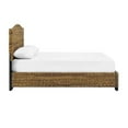 thumbnail image 4 of Pemberly Row Coastal Wood/Rattan King Size Platform Bed in Brown, 4 of 9