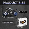 thumbnail image 7 of Leimao 1:8 Technic Yamaha Motorcycle Advanced Building Set for Adults, Collectibles Gift for 8+ Boys Kids or Fans of Vehicles (820Pcs), 7 of 7