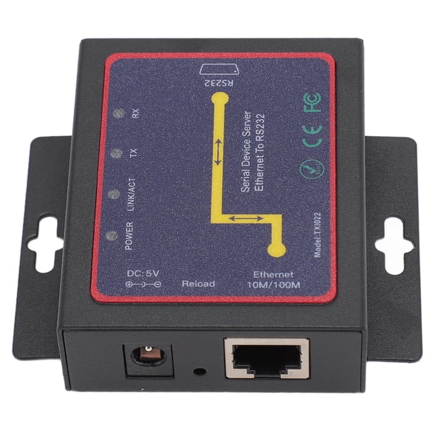 Servidor De Dispositivos IP RS232 A TCP, Adaptador De Puerto Serie Ethernet RJ45 A RS232, Admite Múltiples Modos De Control, Duradero Y Confiable, Para Sistemas