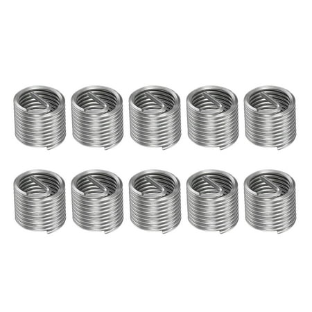 Uxcell M16 x 2 1.5D 24mm 304 Stainless Steel Wire Thread Insert ...