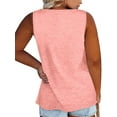 thumbnail image 3 of Plus Size Sleeveless Women V-Neck Casual Tank Tops Shirt, 3 of 3