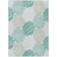 thumbnail image 2 of Addison Rugs Chantille Indoor/Outdoor Transitional Geometric Teal Machine Washable Rectangle Rug, 10' x 14', 2 of 8