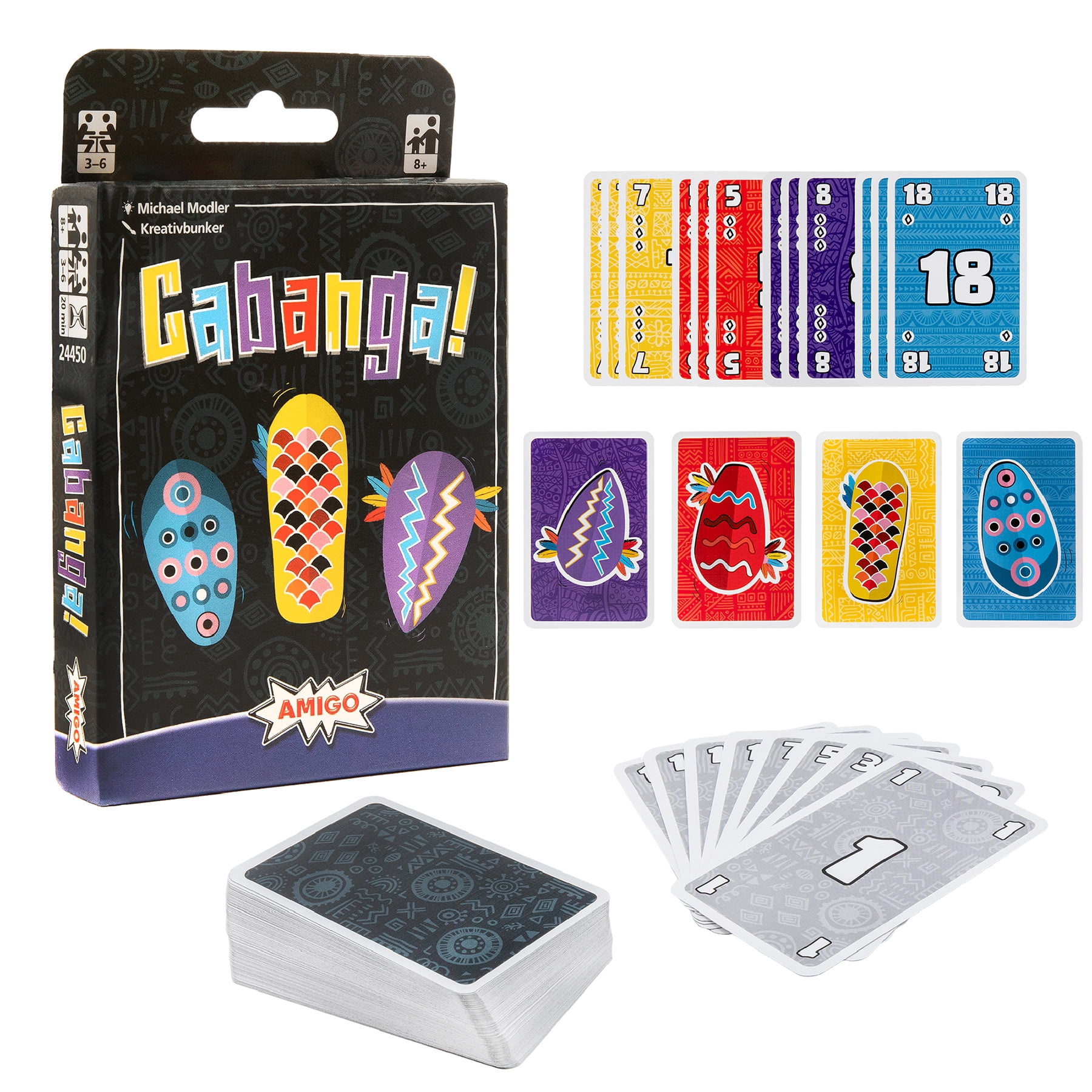 Amigo Games Cabanga – a Fast and Fun Party Game for Kids, Teens, and Adults